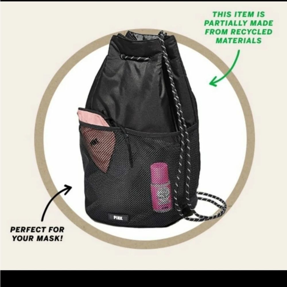 PINK VS Drawstring Backpack